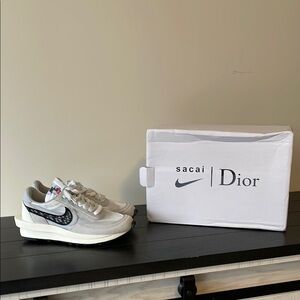 Nike x Sacai x Dior White Sneakers